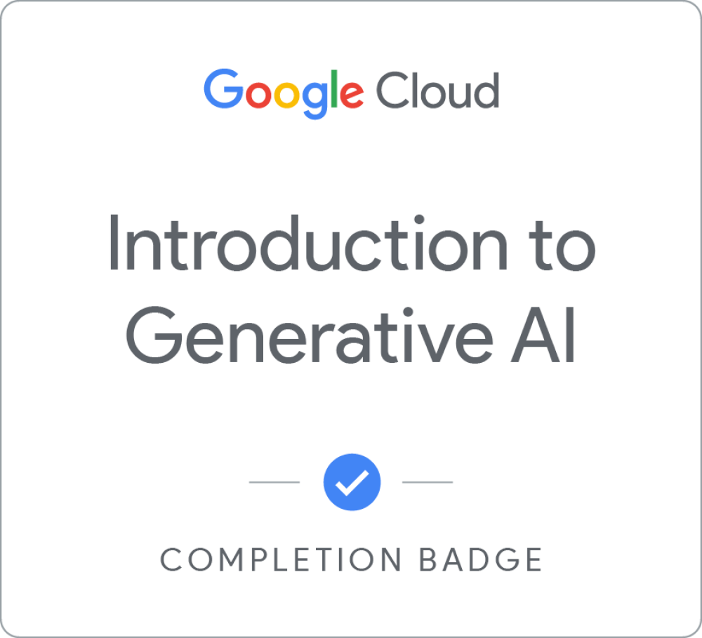 Google Cloud Skills Boost – Generative AI